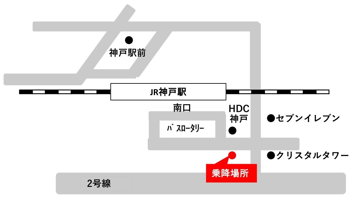地図:神戸駅