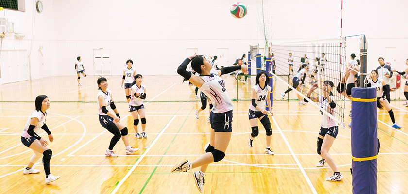 写真:バレーボール部