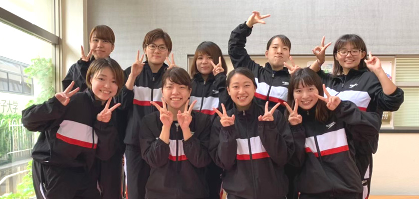 水泳部 クラブ活動 学生生活 神戸親和女子大学