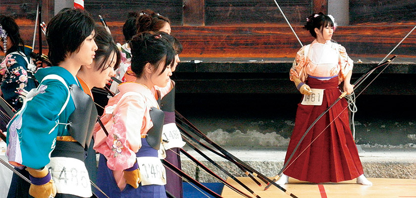 弓道部 クラブ活動 学生生活 神戸親和女子大学