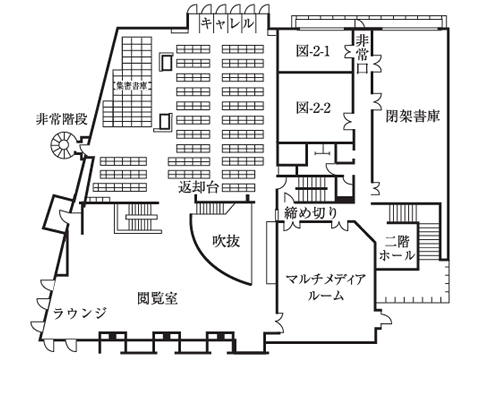 フロアガイド：2階